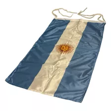 Bandera Argentina De Tela Con Sol 35x60 Cm - Nautica