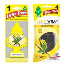 Kit Ambientador Little Trees Pino + Vent Wrap Vainilla
