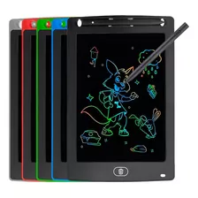 Lousa Digital 8pol Lcd Tablet Infantil P/escrever E Desenho Cor Preto