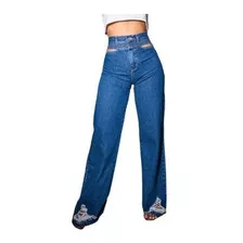 Calça Feminina Biotipo Jeans Wide Led