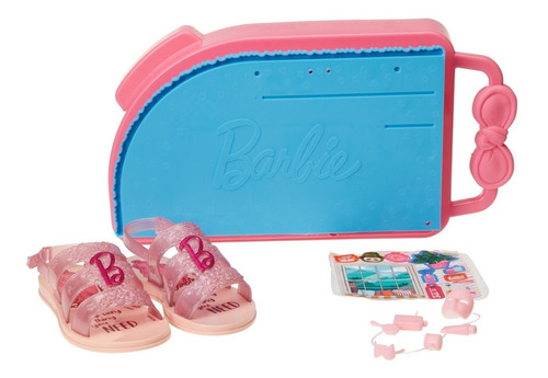  Sandália Barbie Spa Promo Infantil - Rosa - Grendene