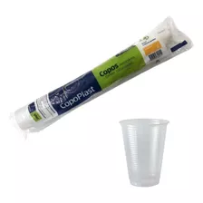 Copos Descartáveis Pct 100un Transparente Pp Copoplast 300ml