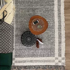 Tapete Tear Para Sala Dupla Face Boho - Lavável 3x2m