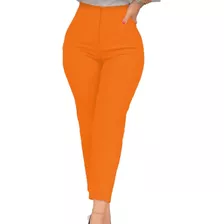  Trouser Color Azul Rey Mujer Elegante 