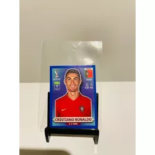 Cristiano Ronaldo Sticker Marco Azul Mundial Qatar 2022 Cr7