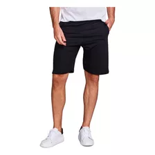 Shorts Bermuda Moletom liso masculino Confortável