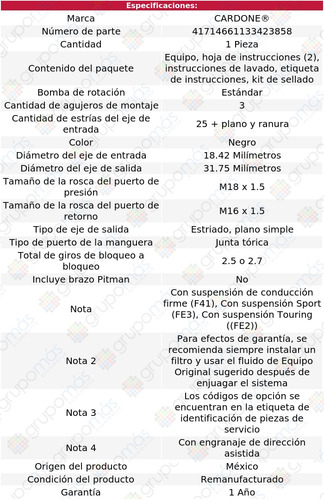 1 Caja Direccin Hidrulica Buick Regal 84 Al 87 Reman Foto 4