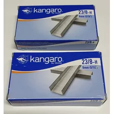 Pack 2 Cajas Corchetes 23/8 Kangaro 1000u Compatible Skrebba