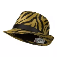 The Hatter Gorro Clasico Fedora Zebra Cafe Talla Unica (m/l)