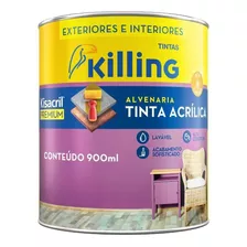 Kisacril Acrílico Semi Brilho Branco 210 0,900 Ml