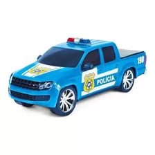 Carrinho Polícia Força E Ação Poliplac - Azul