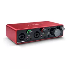 Interface De Audio Focusrite Scarlett 2i2 3 Geração Usb