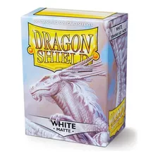 Protector De Cartas Dragon Shield 100 - Standard Matte White