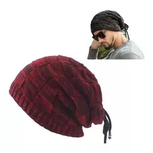 Gorro Invierno Cuello Hombre De Lana Con Forro Interno 