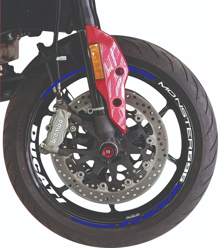 Stickers Reflejantes Para Rin Ducati Monster  Foto 8