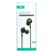 Fone De Ouvido Microfone Entrada P2 Fca-e086 Preto Ycell