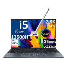 Asus Zenbook 14 Oled 2.8k Tactil Ci5-13500h 8gb 512ssd+lapiz