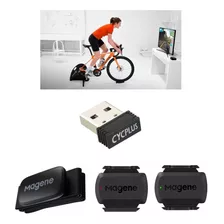 Kit Zwift Rolo Treino Sensor + Monitor Cardiaco + Antena Usb