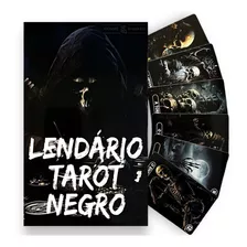 Baralho Deck Tarot Negro De Marselha 22 Cartas Plastificadas