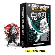Pack 1000 Artes Animes Para Sublimação Serigrafia Vinil