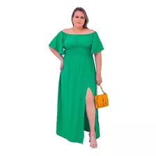 Vestido Feminino Plus Size Floral Verão Soltinho Gestante