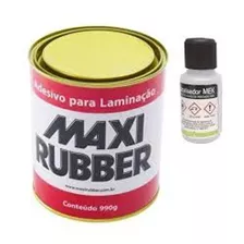 Adesivo Laminação P/ Fibra Vidro Maxi Rubber 990g + Cat 12g