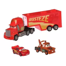 Carrinhos Disney Carros Trio Radical Etitoys Yd-446 Cor Vermelho