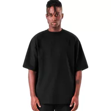 Camiseta Oversized Larga Street T-shirt Black Stecchi