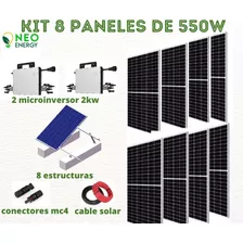 Kit Solar 8 Paneles 