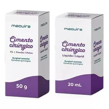 Kit Cimento Cirúrgico Pó 50g E Liq 20ml Podologia E Odonto