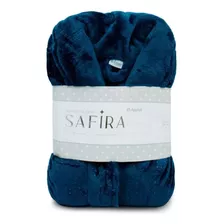 Roupão Microfibra Flannel Safira Adulto - Appel