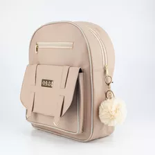 Mochilinha De Costas Pequena Bolsa Feminina Fivela Moda