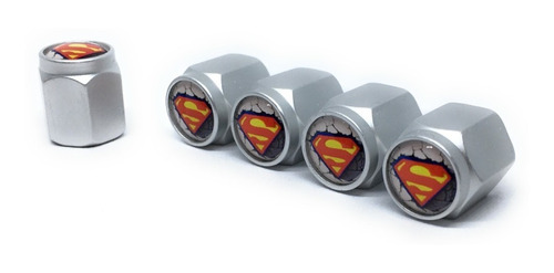 Tapa Valvulas Para Neumatico Emblema Superman Dc Comics Foto 4