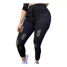 Pantalon Jogger Vinipiel De Mujer Negro, Beige Y Rosa