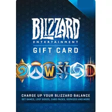 Cartão Blizzard R$30 Reais Gift Card Battle.net