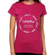 Camiseta Rosa Sustaining Excellence Caterpillar Cat