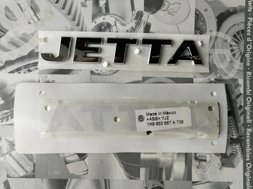 Emblema Jetta A2 A3 A4 A5 A6 100% Original Vw Foto 2