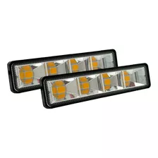 Par Faro Barra 36 Led Cob Función Estrobo Auxiliar