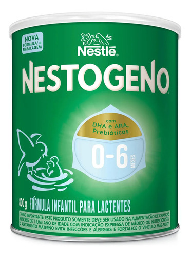 Fórmula Infantil Nestogeno 0 A 6 Meses 800g