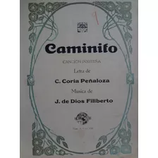 Partitura Piano Caminito J. De Dios Filiberto