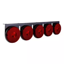 Lanterna 5 Marias Carreta Caminhão Led Rubi Bivolt 85 Mm