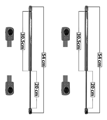 Kit-2 Amortiguadores 5a Puerta Chevrolet Meriva 04 A 08 Foto 6