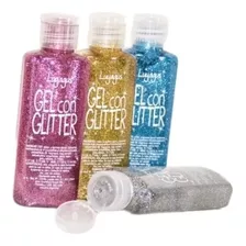 Gel Glitter Maquillaje Rostro Cuerpo 65 Grs Aplicar Facial