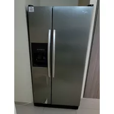 Nevecón Wirlpool Refrigerador Side By Side 716l - Platino