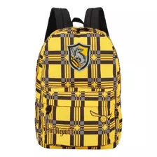 Mochila Juvenil Harry Potter Lufa Lufa Amarelo 46470 Luxcel