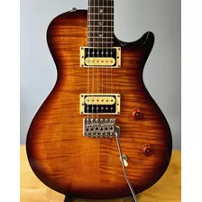 Guitarra Prs Se Singlecut Brownburst C Upgrades - Gfs Grover