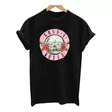 Playera Camiseta Logo Clasico Banda Rock Guns N' Roses 