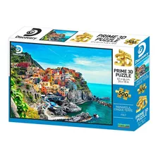 Puzzle 3d De 500 Piezas - Manarola, Cinque Terre, Italia