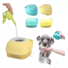 Cepillo D Baño Con Dispenser Para Shampoo Perro Gato Mascota