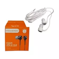 Kit Com 30 Fones De Ouvido H'maston P2 Ig935 - Branco